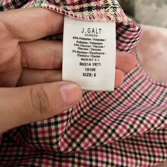 BRANDY MELVILLE PINK PLAID MINI DRESS - Picture 8 of 8